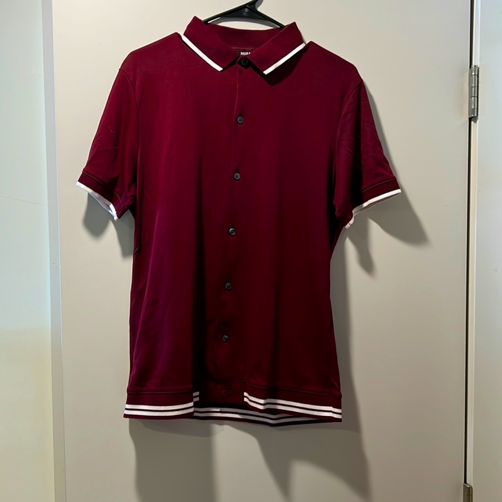 Murano Button Down Polo - image 1